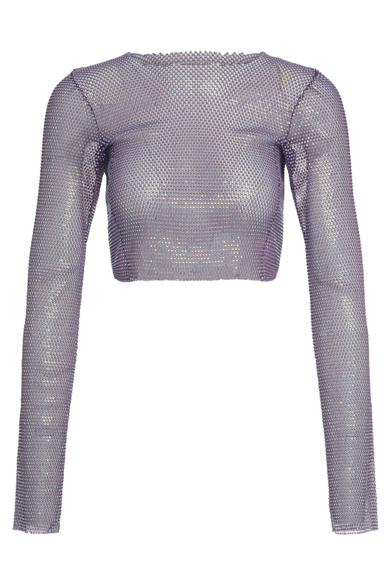 [Santa Brands] T-shirts Long Sleeve FW23 LONGSLEEVECROPTOP_PURPLE