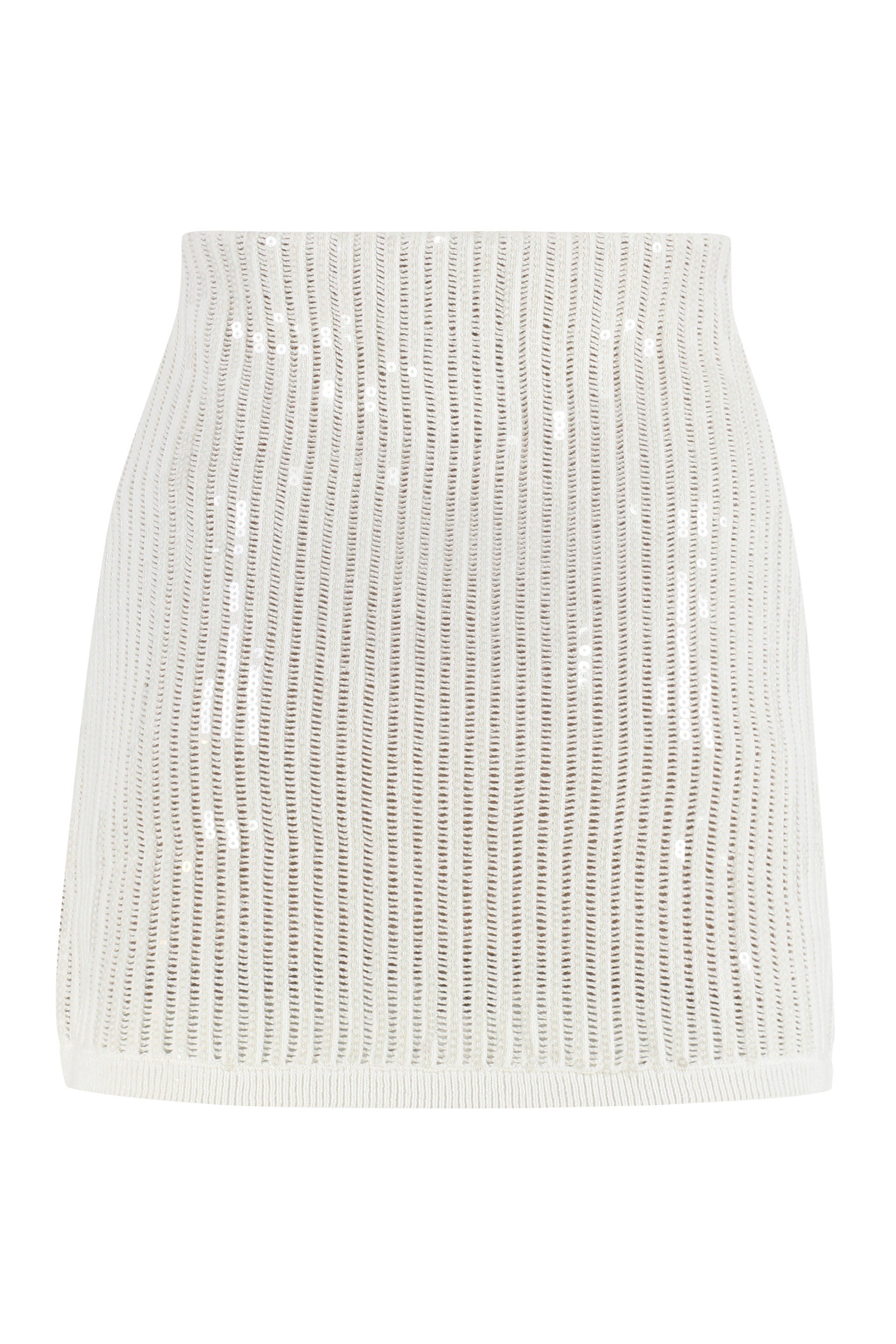 [SELF PORTRAIT] Mini skirt SS25 SS25126SKW_WHITE