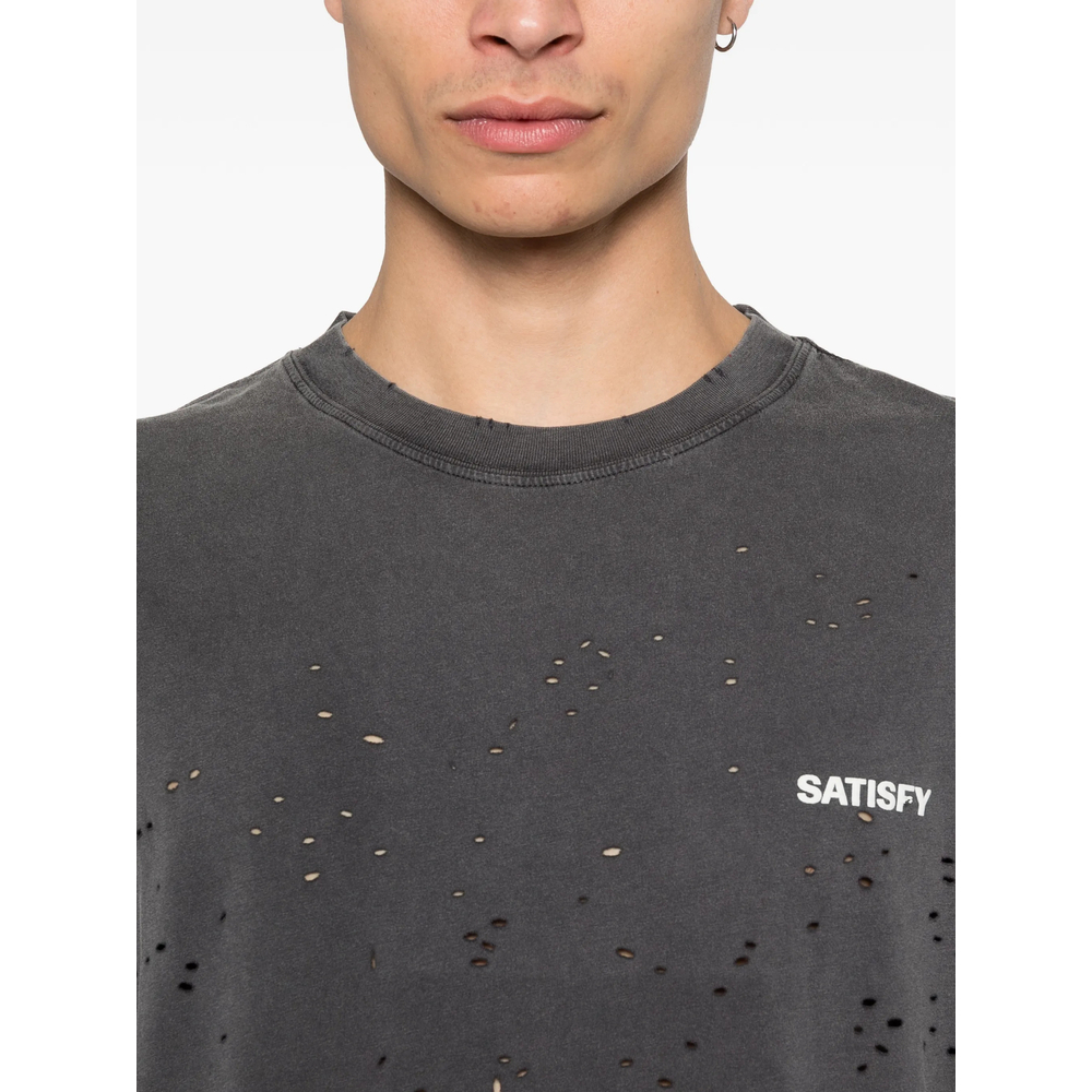 [SATISFY] T-shirts Short Sleeve SS26 11006-00A02  AGBLK