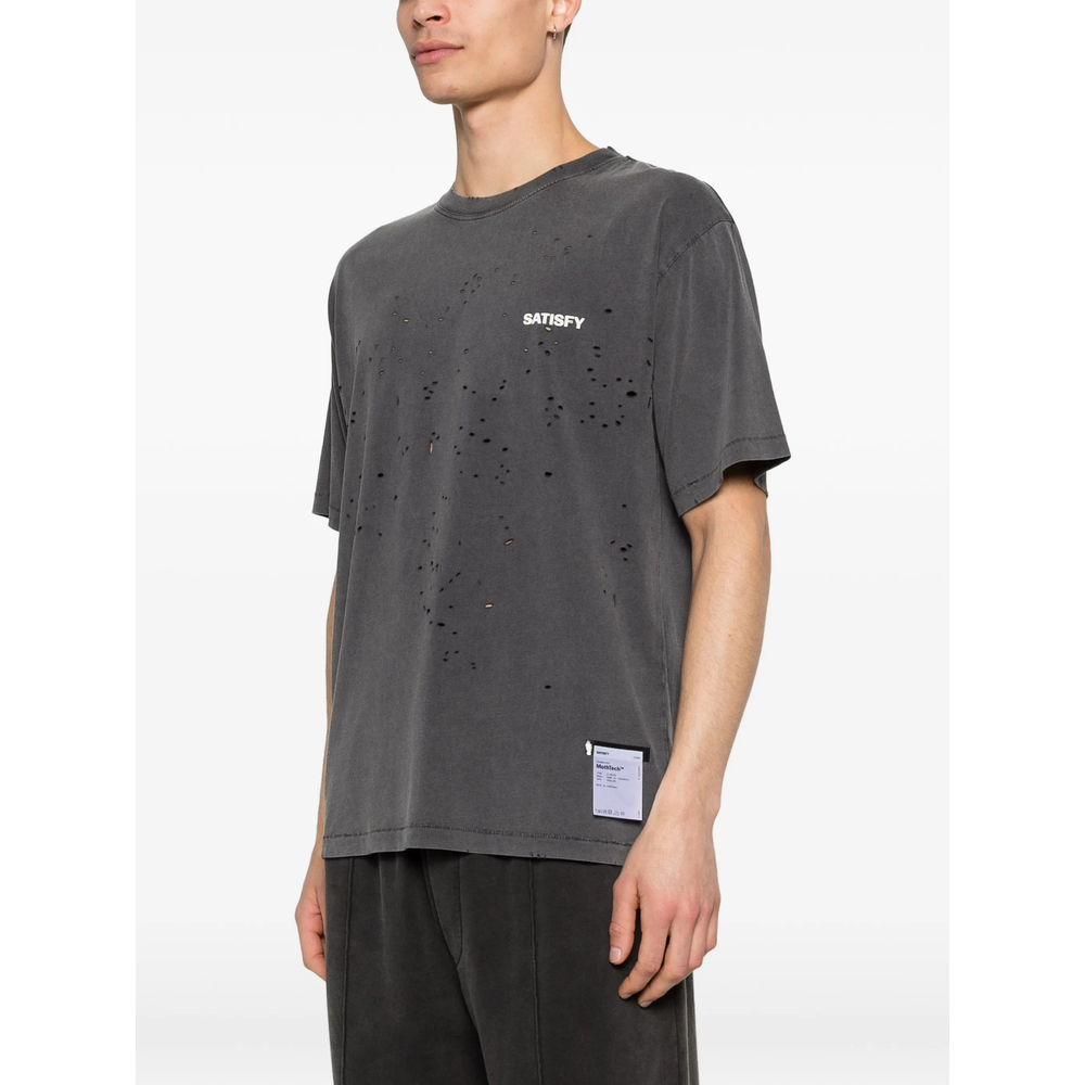 [SATISFY] T-shirts Short Sleeve SS26 11006-00A02  AGBLK