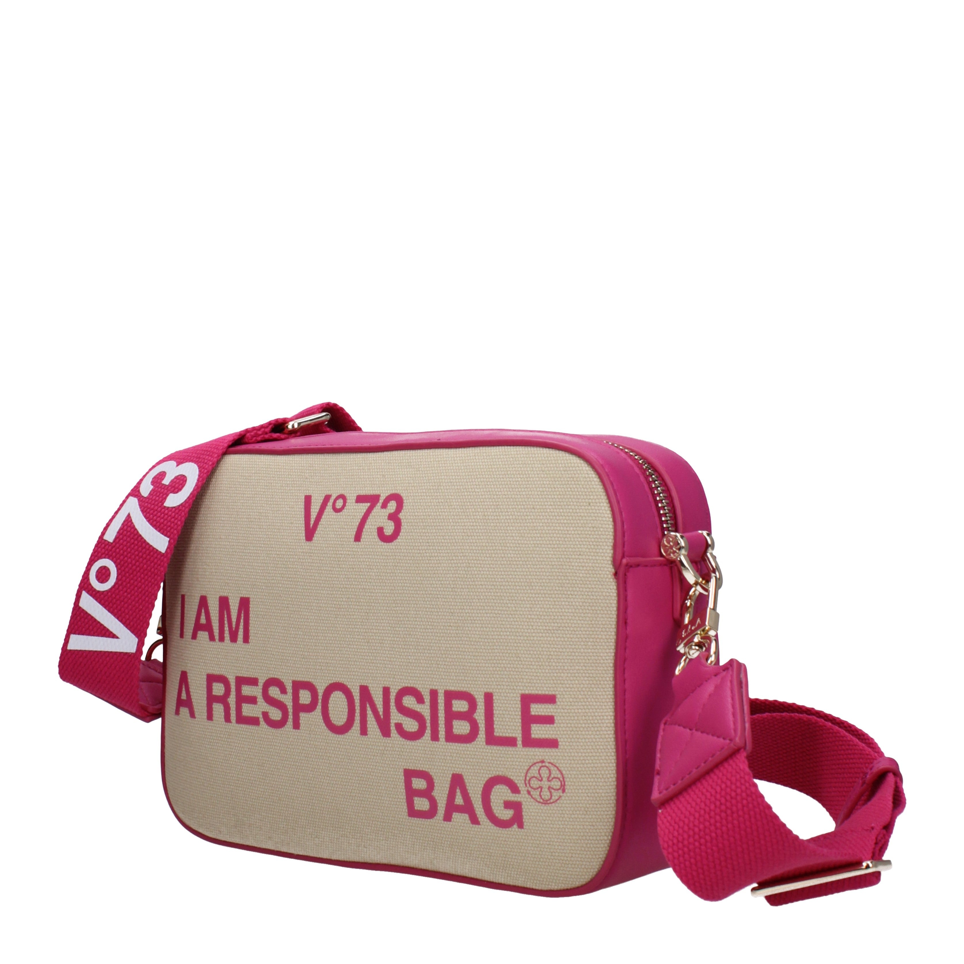 [V°73] Cross body bag SS26 73BS6AF04NATURFUXIA