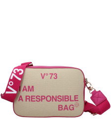 [V°73] Cross body bag SS26 73BS6AF04NATURFUXIA