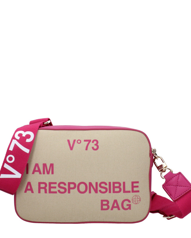 [V°73] Cross body bag SS26 73BS6AF04NATURFUXIA