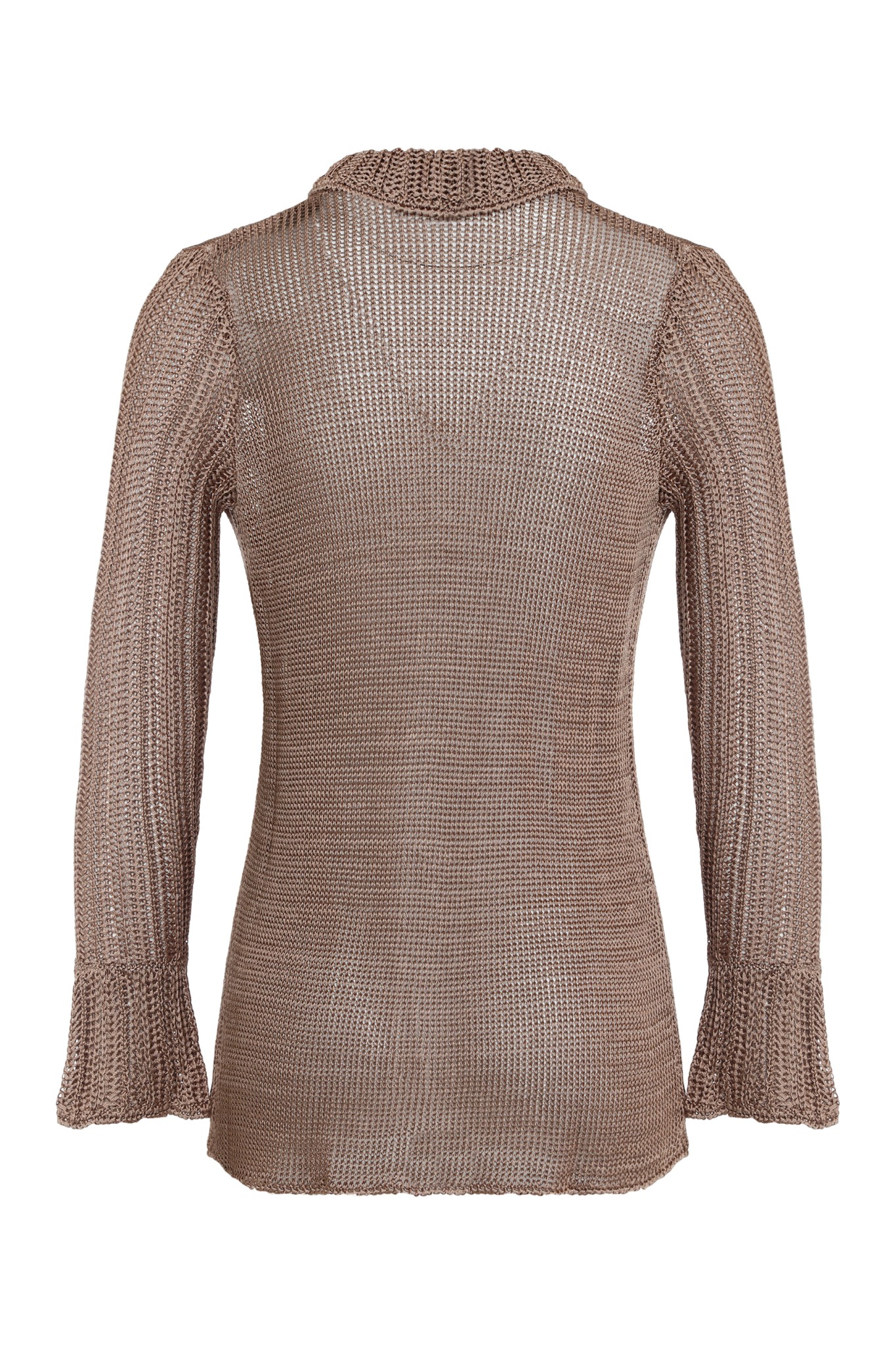 [Savannah Morrow] Cardigan SS24 RAJASTHANBUTTONUPCOPPER_COPPER
