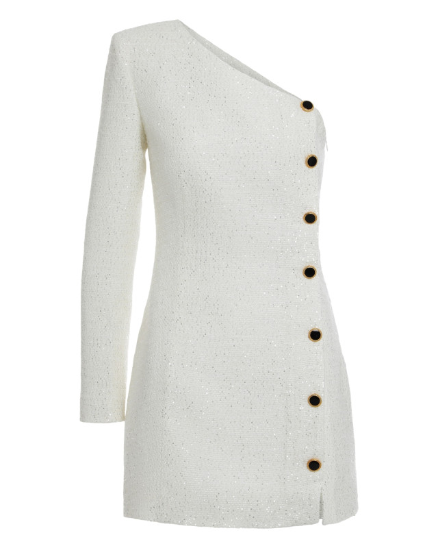 [Alessandra Rich] Long sleeve dress FW24 FABX3863F4364_0822
