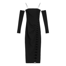 [Cult Gaia] Long sleeve dress SS23 DR2548SU_BLK
