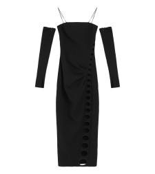 [Cult Gaia] Long sleeve dress SS23 DR2548SU_BLK