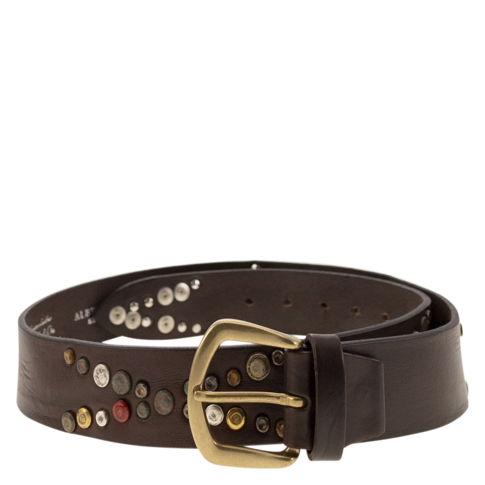 [ALBERTO LUTI] Belt CO 822/35 MORO