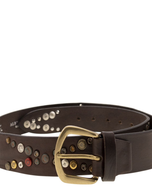 [ALBERTO LUTI] Belt CO 822/35 MORO