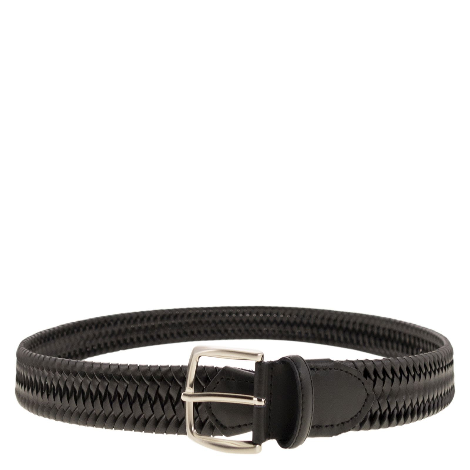 [ALBERTO LUTI] Belt CO ELASTICO CERATO NEW NERO