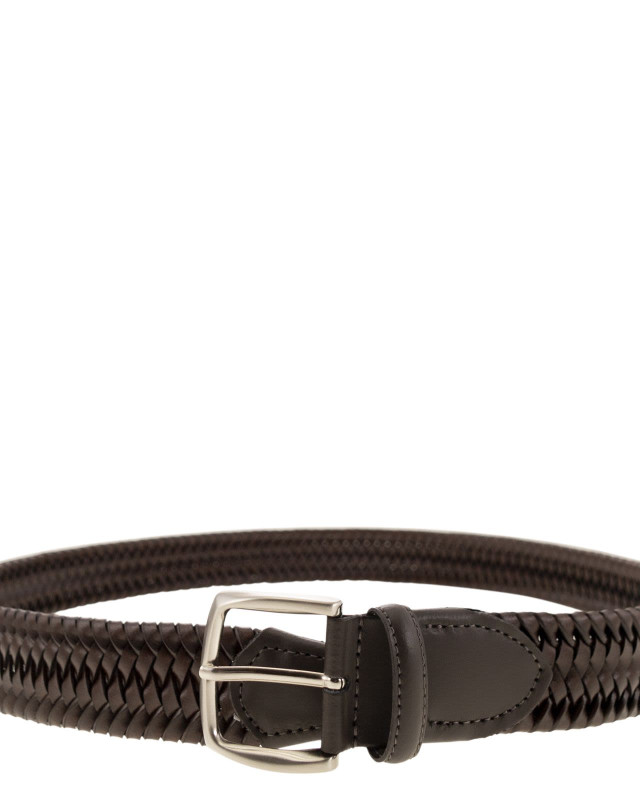 [ALBERTO LUTI] Belt CO ELASTICO CERATO NEW MORO