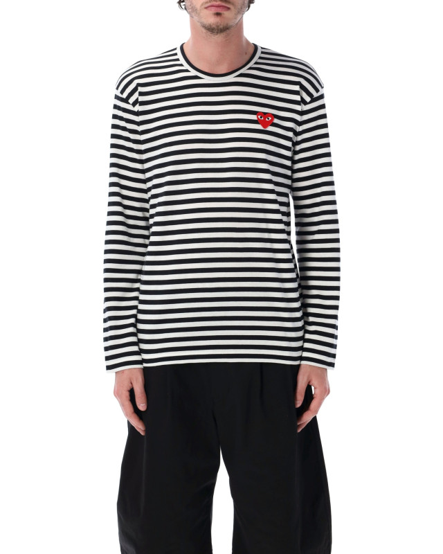 [COMME DES GARCONS PLAY] T-shirts Long Sleeve SS26 AX-T164-0511