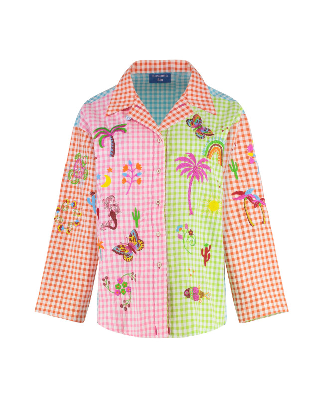 [Susanna Blu] Shirts Long Sleeve SS24 GARDENIABLOUSEGB5_GB5