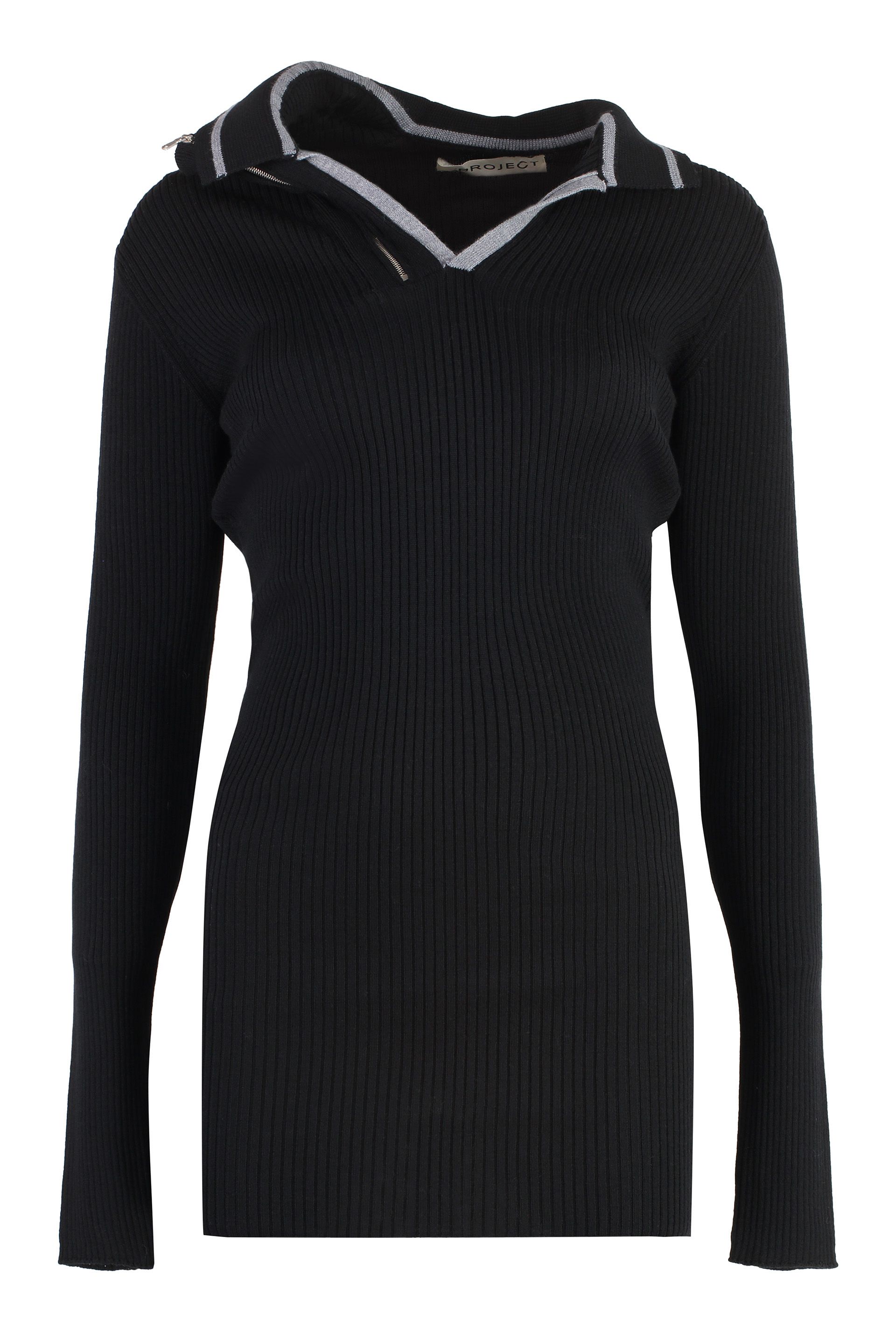 [Y/Project] Long sleeve dress FW23 WMDRESS40S25_EVERGREENBLACK