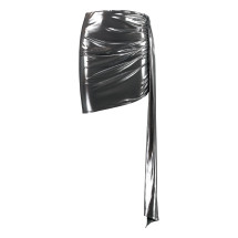 [MAGDA BUTRYM] Mini skirt FW23 197723_SILVER