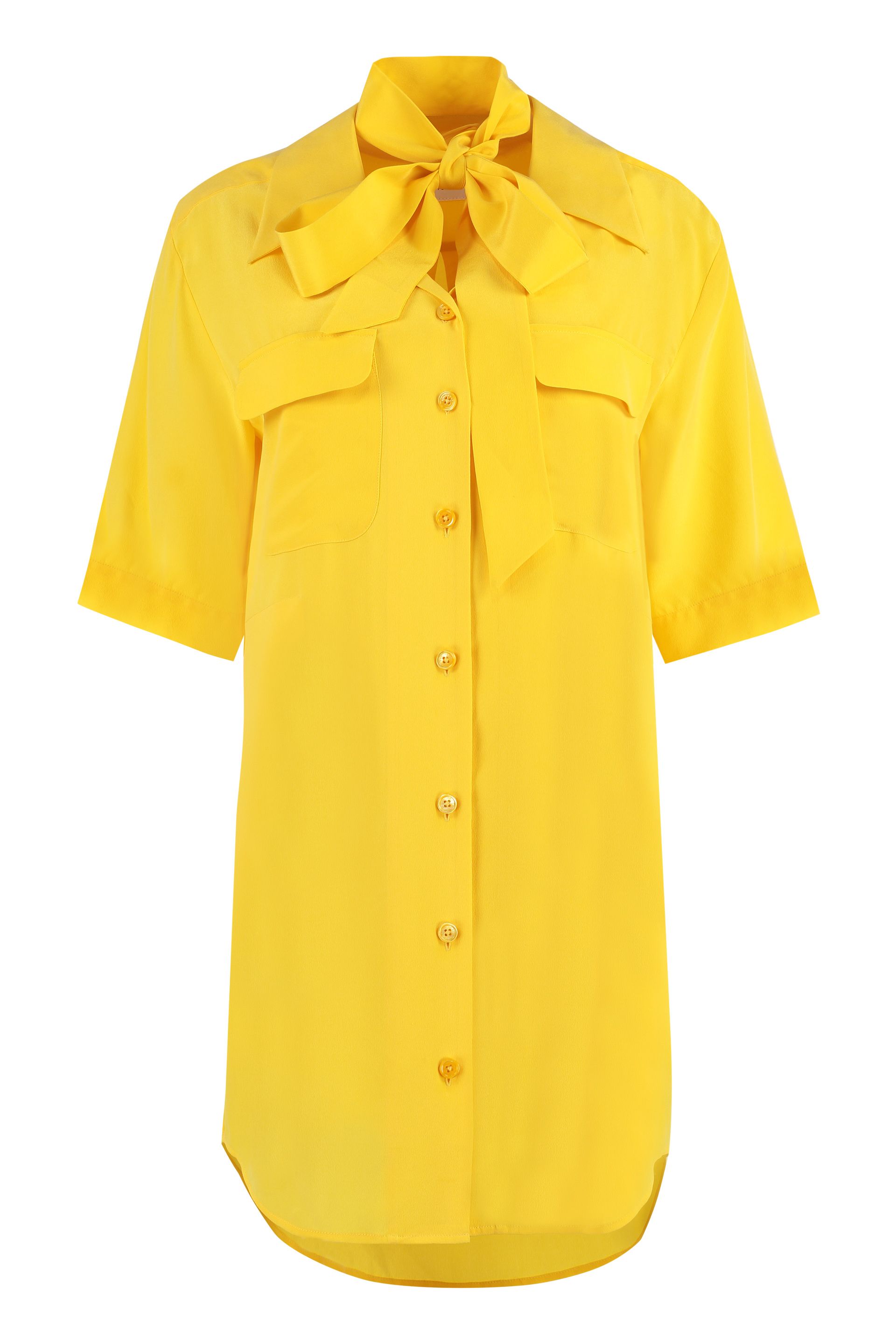 [Equipment] Short sleeve dress SS23 D0019LFQ23_SOLEILDEPRINTEMPS