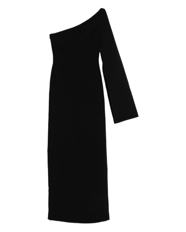 [Solace London] Long sleeve dress FW25 OS45029BLACK