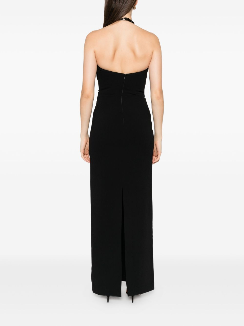 [Solace London] Sleeveless dress FW25 OS33015BLACK/JET