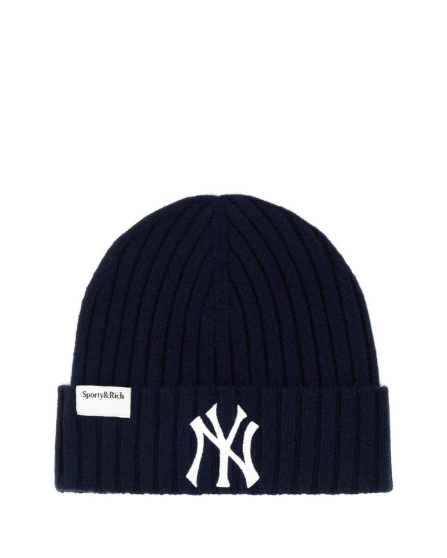 [SPORTY & RICH] Beanie FW25 AC066610675BL106 DARKNAVY