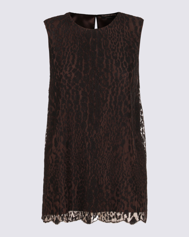 [Tom Ford] Tank top FW25 TS2117FAX1546XBLCH