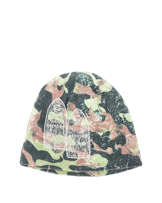 [Who Decides War] Beanie FW25 FLAME CAMO KNI  MULTI