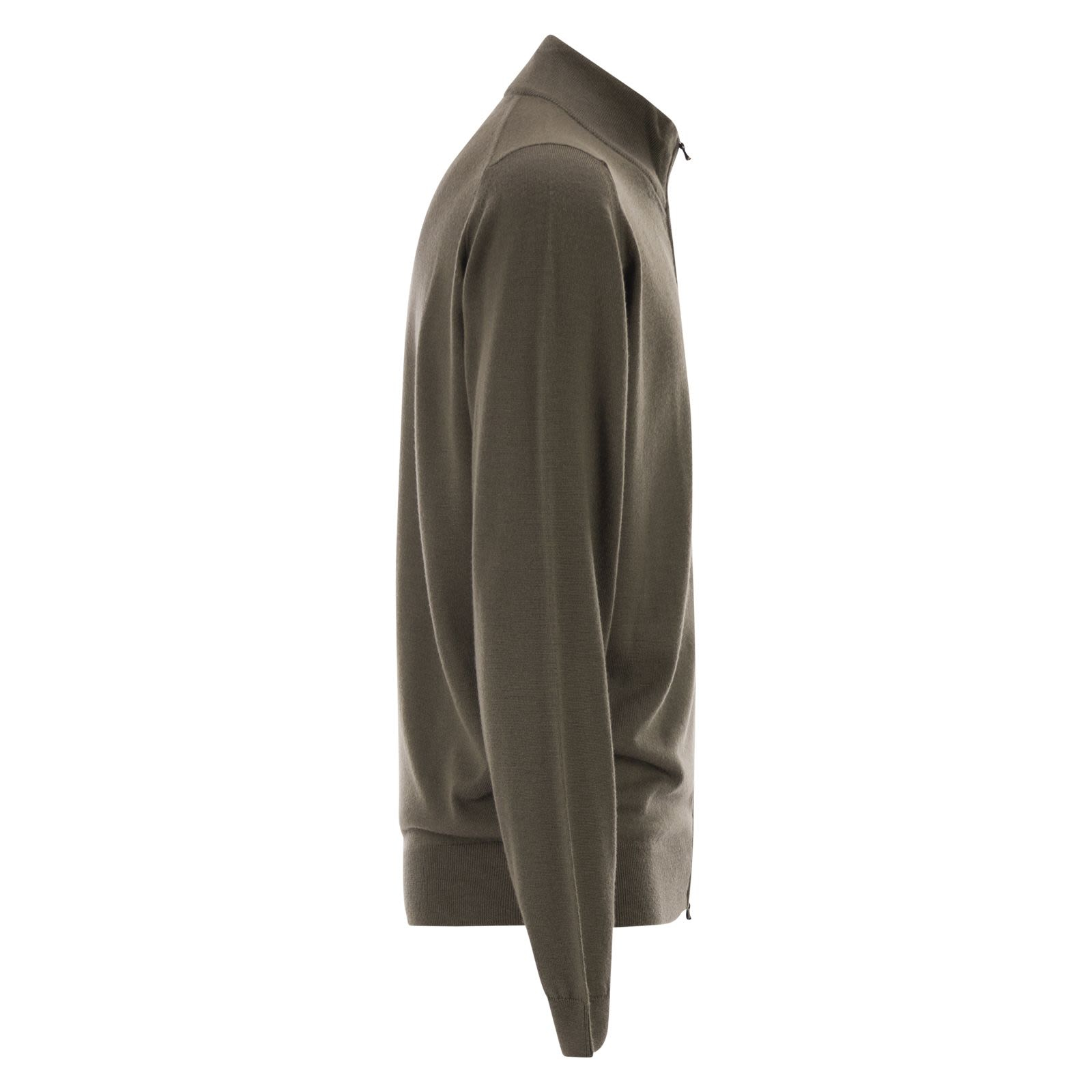 [JOHN SMEDLEY] Zip Up FW25 CLAYGATE MANSFIELD GREEN