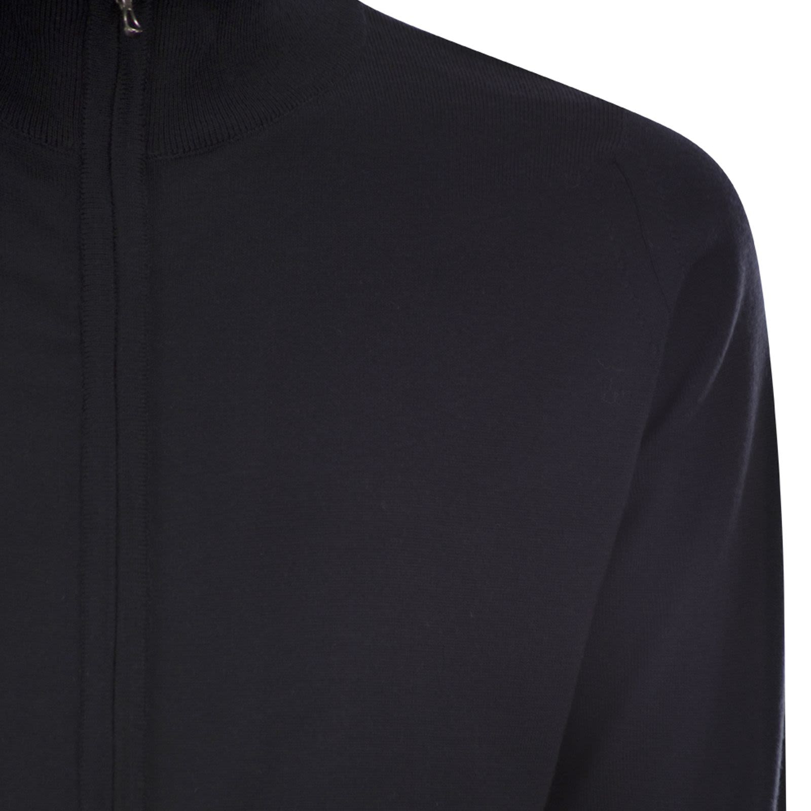 [JOHN SMEDLEY] Zip Up FW25 CLAYGATE MIDNIGHT