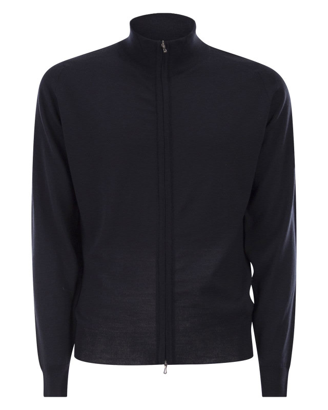 [JOHN SMEDLEY] Zip Up FW25 CLAYGATE MIDNIGHT
