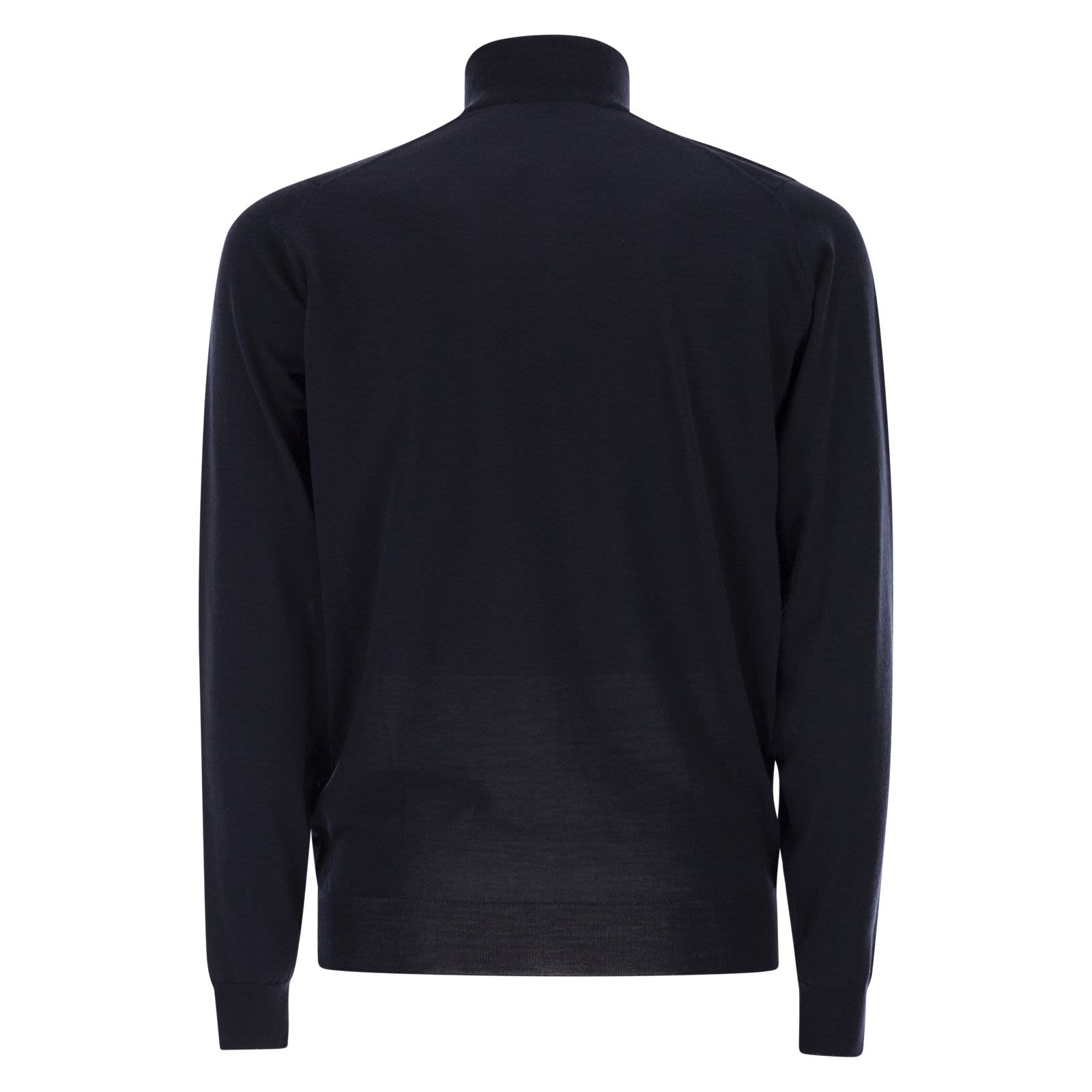 [JOHN SMEDLEY] Knitwear FW25 BARROW BLACK MIDNIGHT
