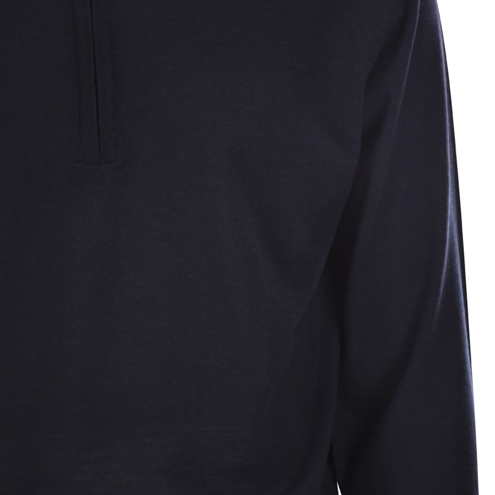 [JOHN SMEDLEY] Knitwear FW25 BARROW BLACK MIDNIGHT
