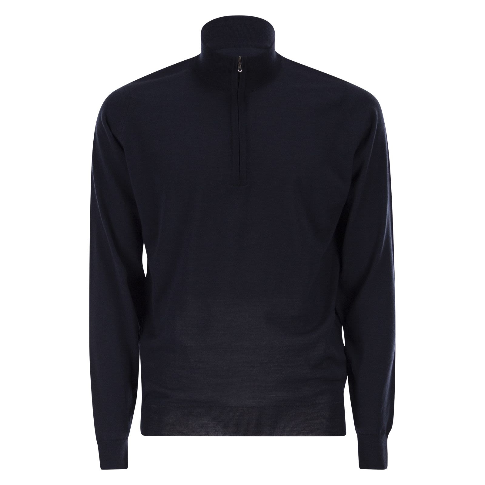 [JOHN SMEDLEY] Knitwear FW25 BARROW BLACK MIDNIGHT