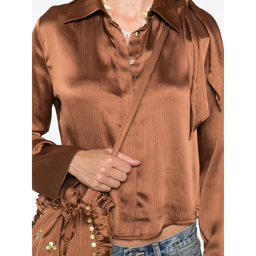 [Siedres] Blouse FW25 WPF25TP09 SEZANNE BROWN