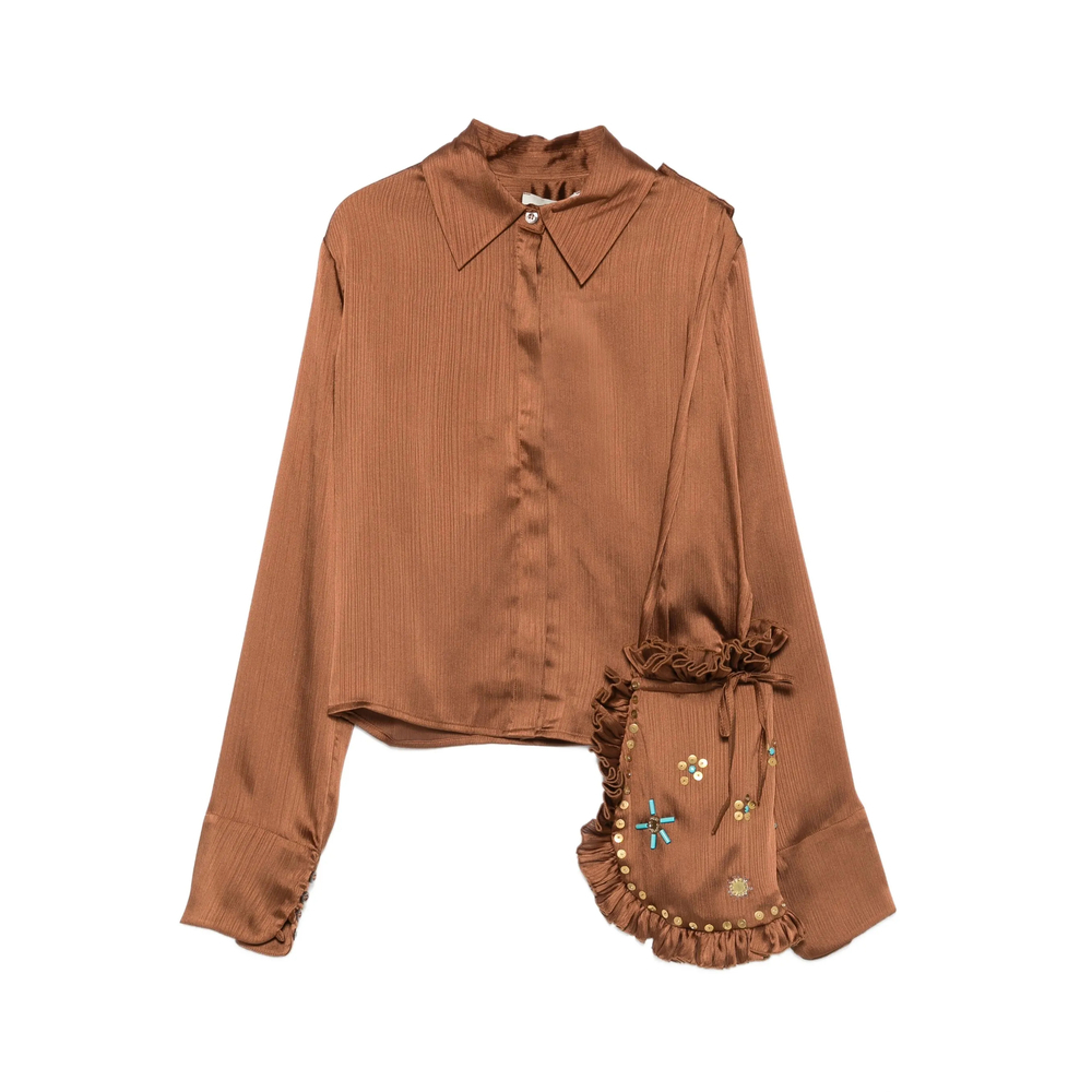 [Siedres] Blouse FW25 WPF25TP09 SEZANNE BROWN