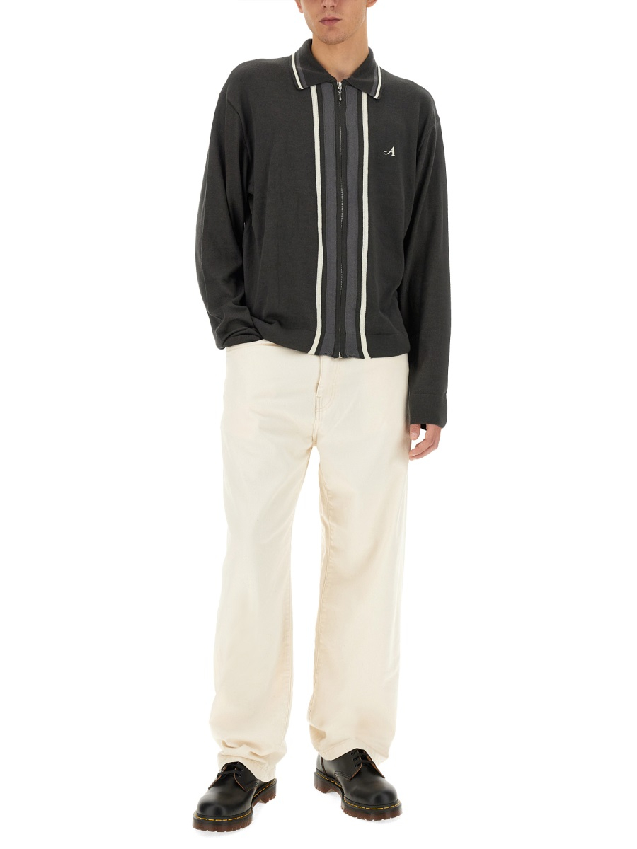 [AWAKE NY] Knitwear FW23 KN004_WASHEDBLACK