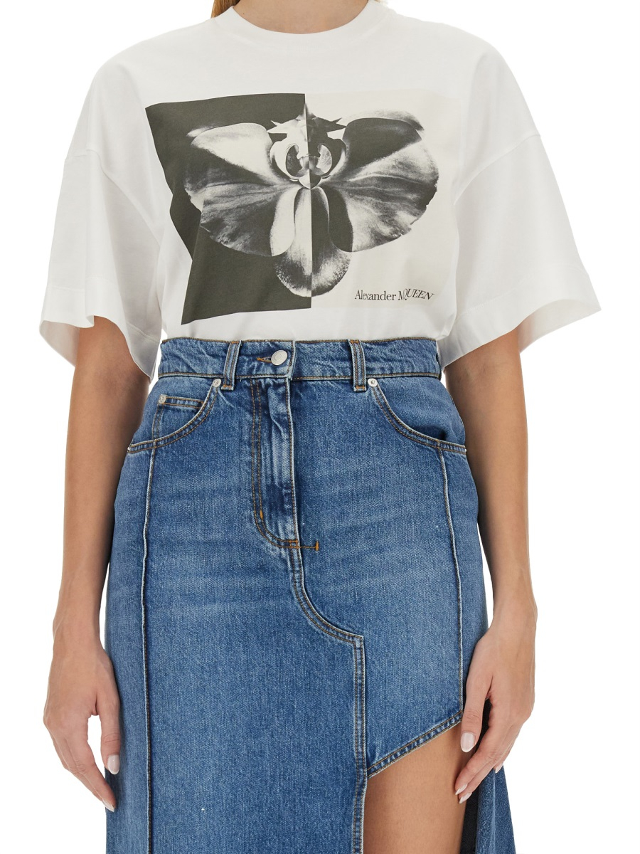 [Alexander McQueen] T-shirts Short Sleeve FW23 769754_QZAKH0900
