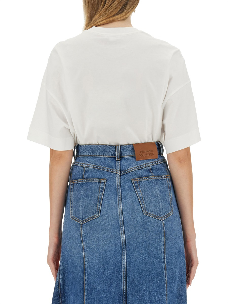 [Alexander McQueen] T-shirts Short Sleeve FW23 769754_QZAKH0900