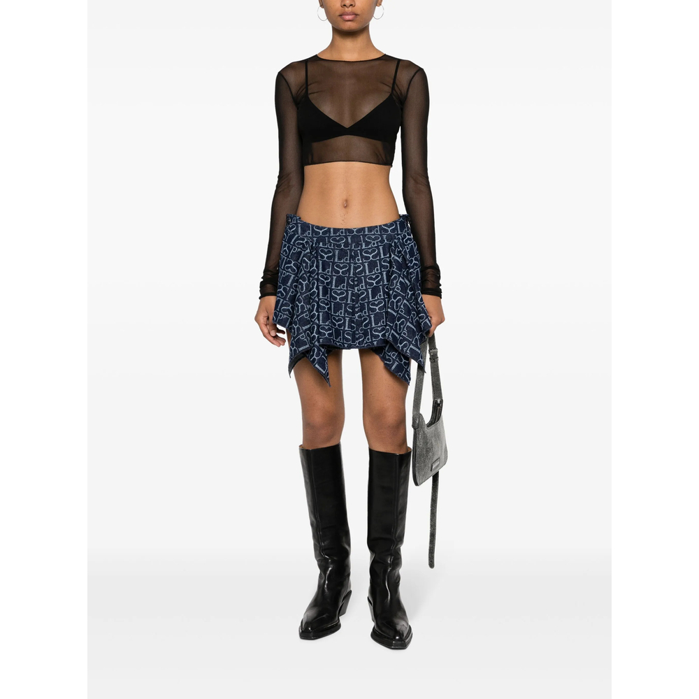 [Ludovic De Saint Sernin] Mini skirt FW23 SK003W DEN001 INDIG