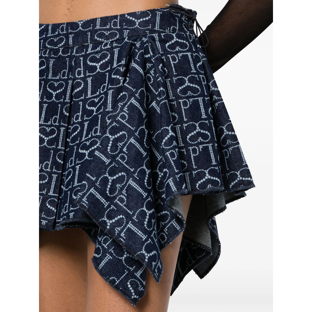 [Ludovic De Saint Sernin] Mini skirt FW23 SK003W DEN001 INDIG