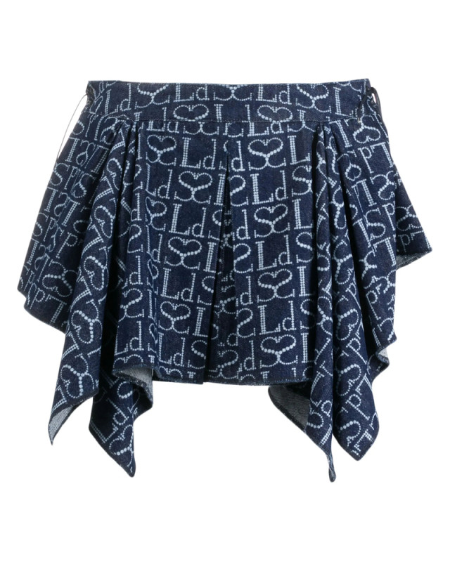 [Ludovic De Saint Sernin] Mini skirt FW23 SK003W DEN001 INDIG