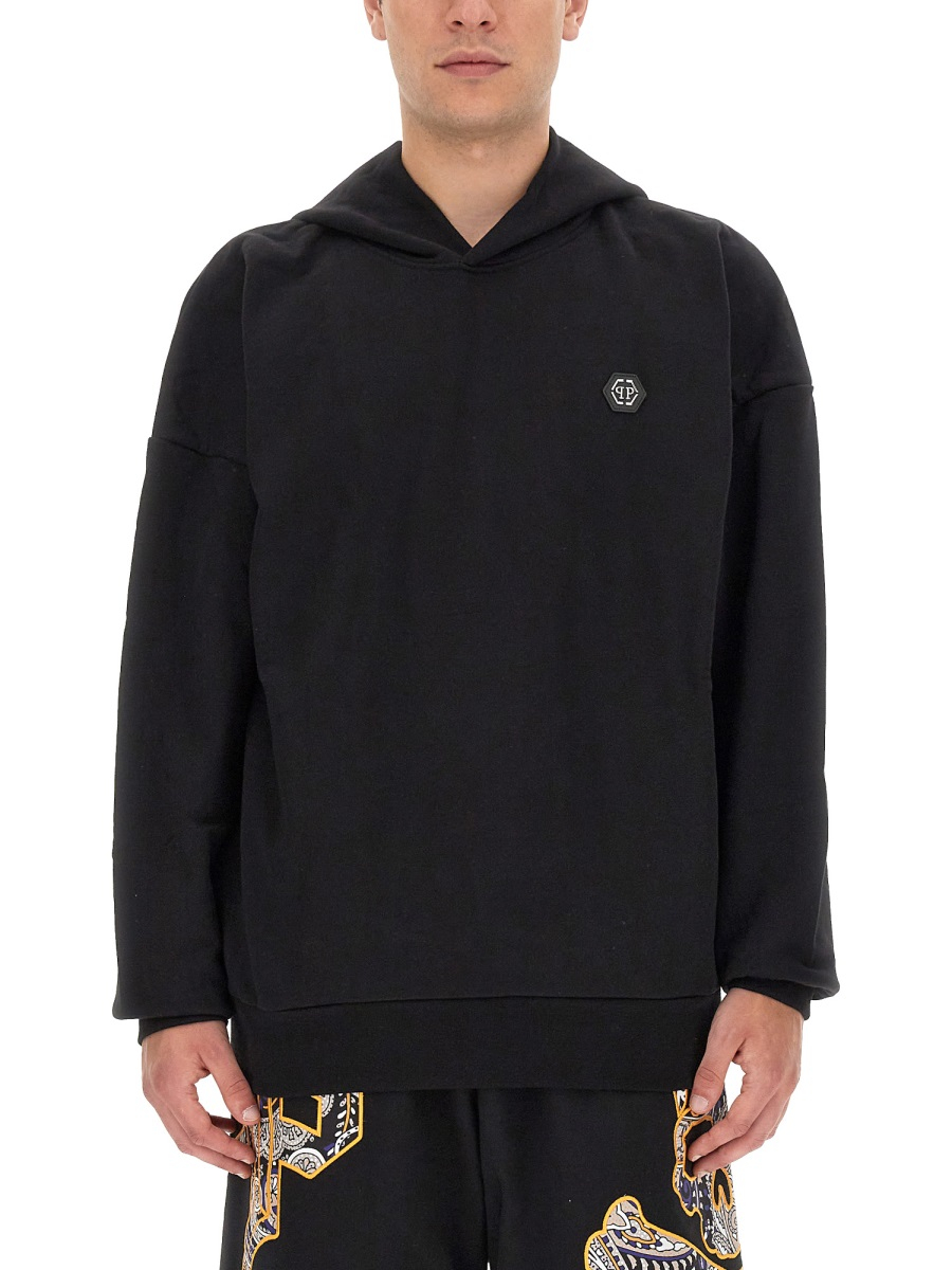[Philipp Plein] Hoodie FW23 MJB3071_PJ0002N02