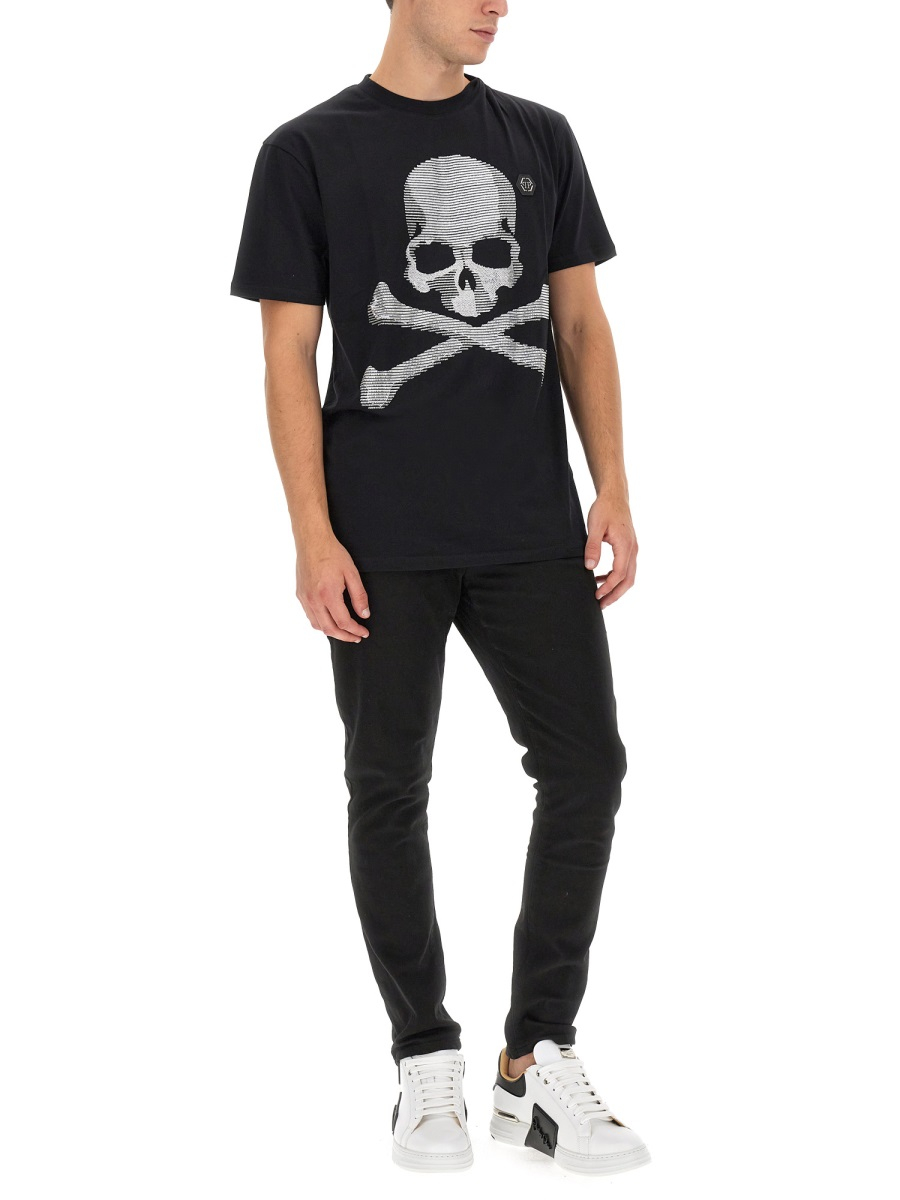 [Philipp Plein] T-shirts Short Sleeve FW23 MTK6188_PJY002N02