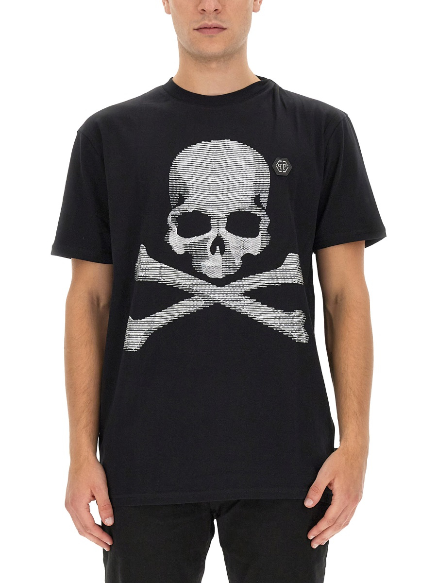 [Philipp Plein] T-shirts Short Sleeve FW23 MTK6188_PJY002N02