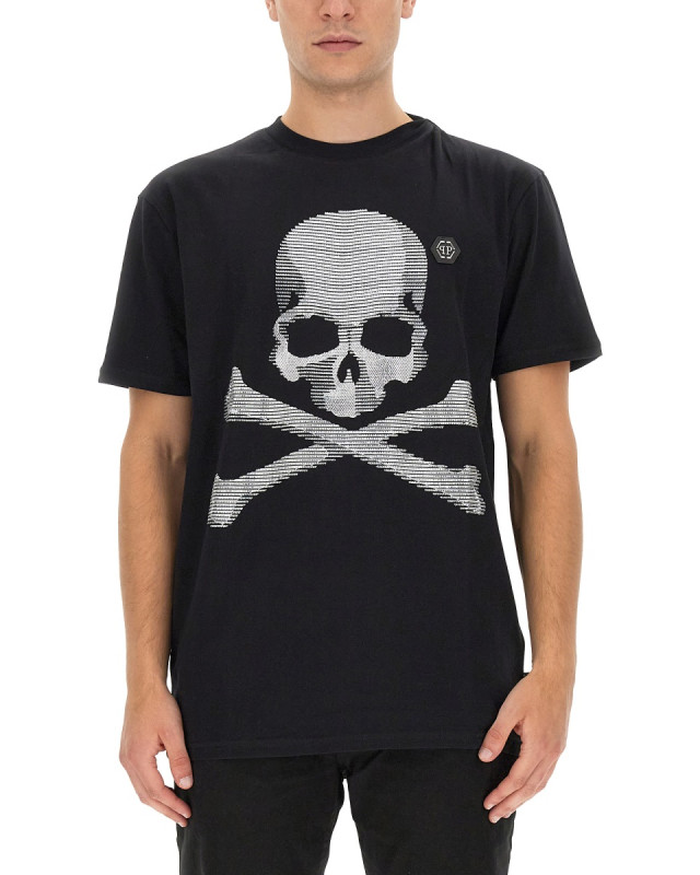 [Philipp Plein] T-shirts Short Sleeve FW23 MTK6188_PJY002N02