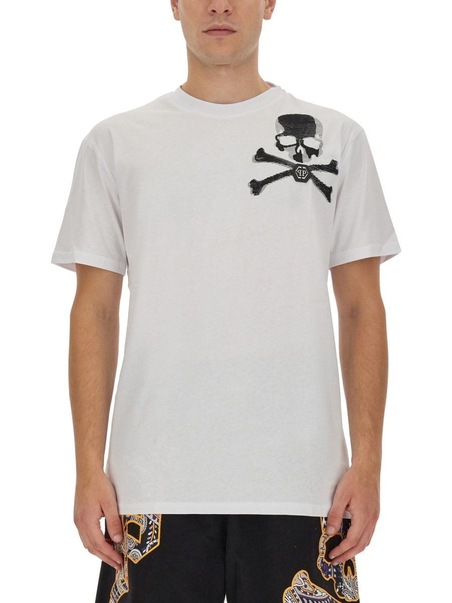 [Philipp Plein] T-shirts Short Sleeve FW23 MTK6187_PJY002N01
