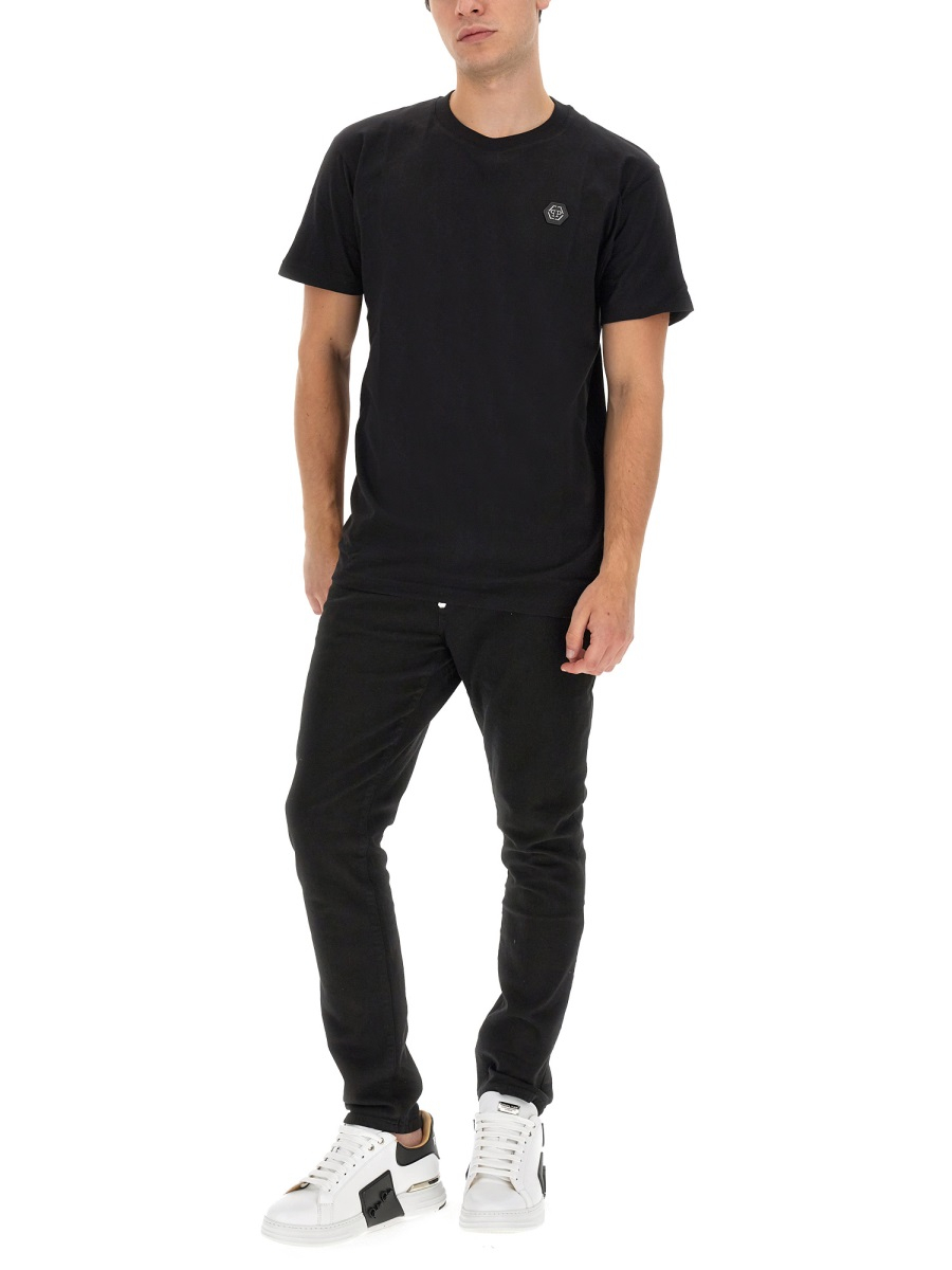 [Philipp Plein] T-shirts Short Sleeve FW23 MTK6447_PJY002N02