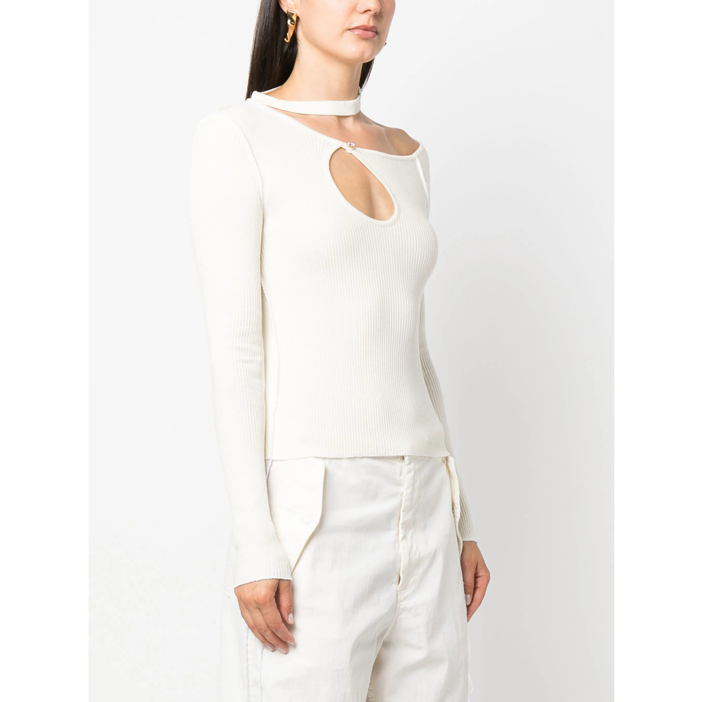 [Julfer] Knitwear FW23 KYLIE TOP  CREAM