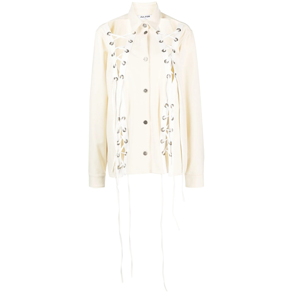 [Julfer] Shirts Long Sleeve FW23 ALEX JACKET  IVORY