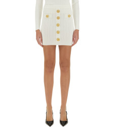 [Balmain] Mini skirt FW23 BF1LB290_KB070FA