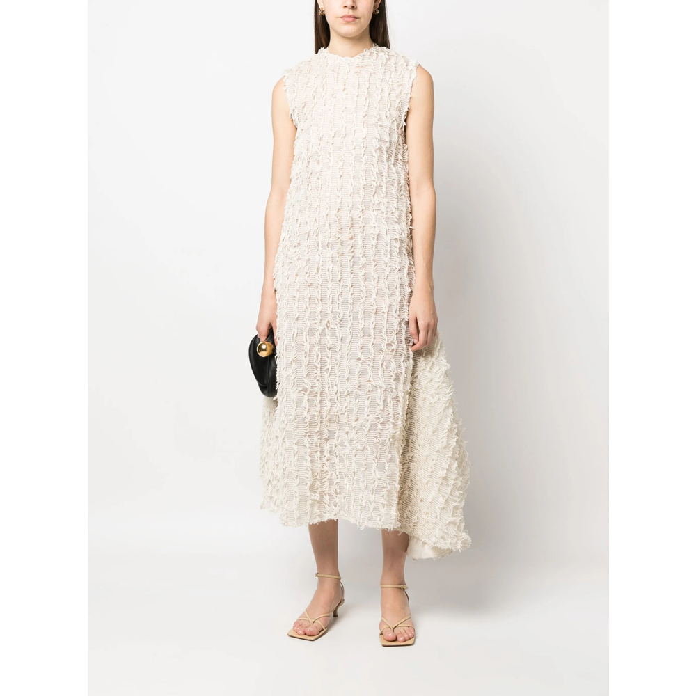 [Calcaterra] Sleeveless dress SS23 D113 TEX17 ECRU