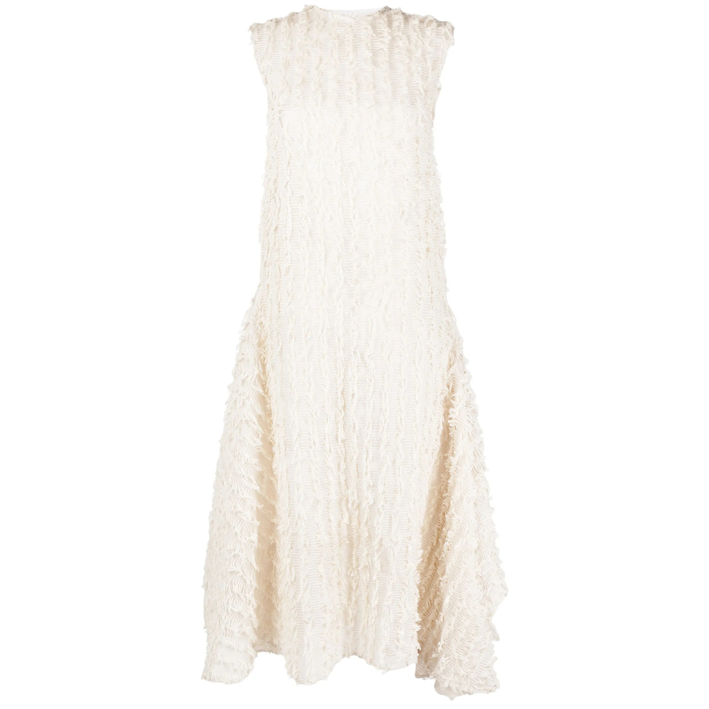 [Calcaterra] Sleeveless dress SS23 D113 TEX17 ECRU